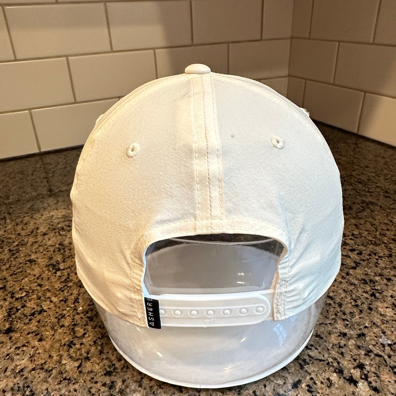 Asher Golf Pros Yupoong 110 Snapback Hat Osfa White Cotton Blend — image 3 of 8